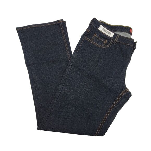 Dickies Relaxed Fit Bootcut Jeans Womens Size 10RG (34x33) Blue Denim Cotton - Picture 4 of 12